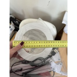 Чорна настільна лампа з 5Х збільшувальним склом Живлення від USB ___KRY560/710 (259)