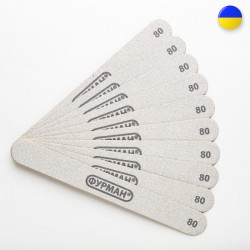 Сменные Наждаки Для ПРЯМОЙ металлической основы 80 грит 10 штук ___MRL220G (496)