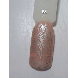 ***ОЧЕНЬ БЫСТРО СОХНЕТ! Серебряная краска для стемпинга __FFF(6840)